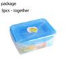3 шт./лот кухонный контейнер соус еда коробка свежие фрукты закуски хранение здоровый пластиковый ящик ланч-бокс