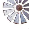 Windmill Wall Sculpture Hanging Ornament Decoration Craft Rustic Decor Iron Art for Office