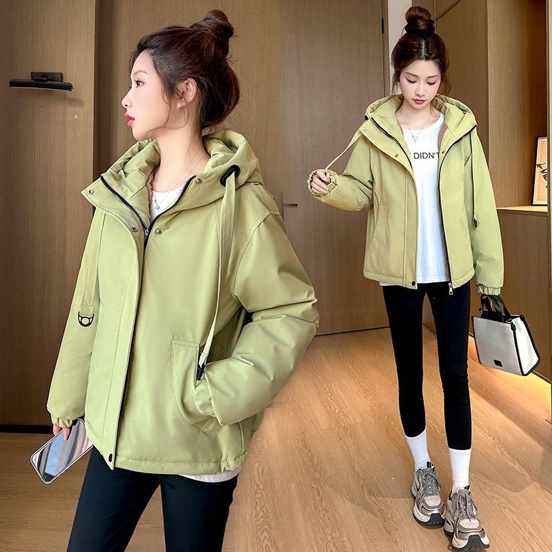 Padded clothes winter hooded padded clothes women's short pie to overcome warm fashion thickened new padded jacket