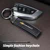 ulcz3 Car Logo Keyring Man Leather Keychain Pendant Accessories For Chevrolet Silverado Camaro Tahoe Equinox Suburban Cruze Malibu