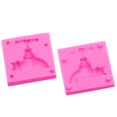 3D моделирование крана силиконовая форма помадка моделирование шоколадное украшение инструменты для выпечки торта