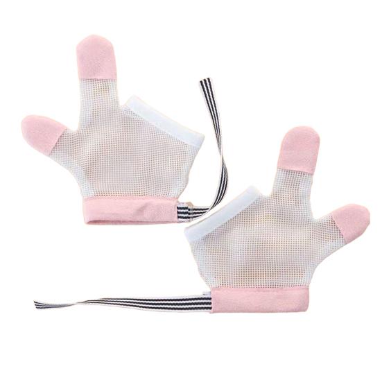 Thumb Sucking Guard Gloves Breathable Anti Finger Sucking Gloves To Stop Nail Biting Sucking Thumbs Fingers for Baby