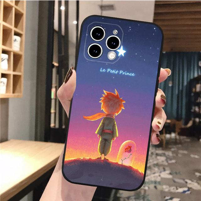 Phone Case For Iphone 14 Pro Max 13 12 11 Pro Max Xs Xr X 12mini 7 8 Plus Se The Little Prince Fox Case Funda