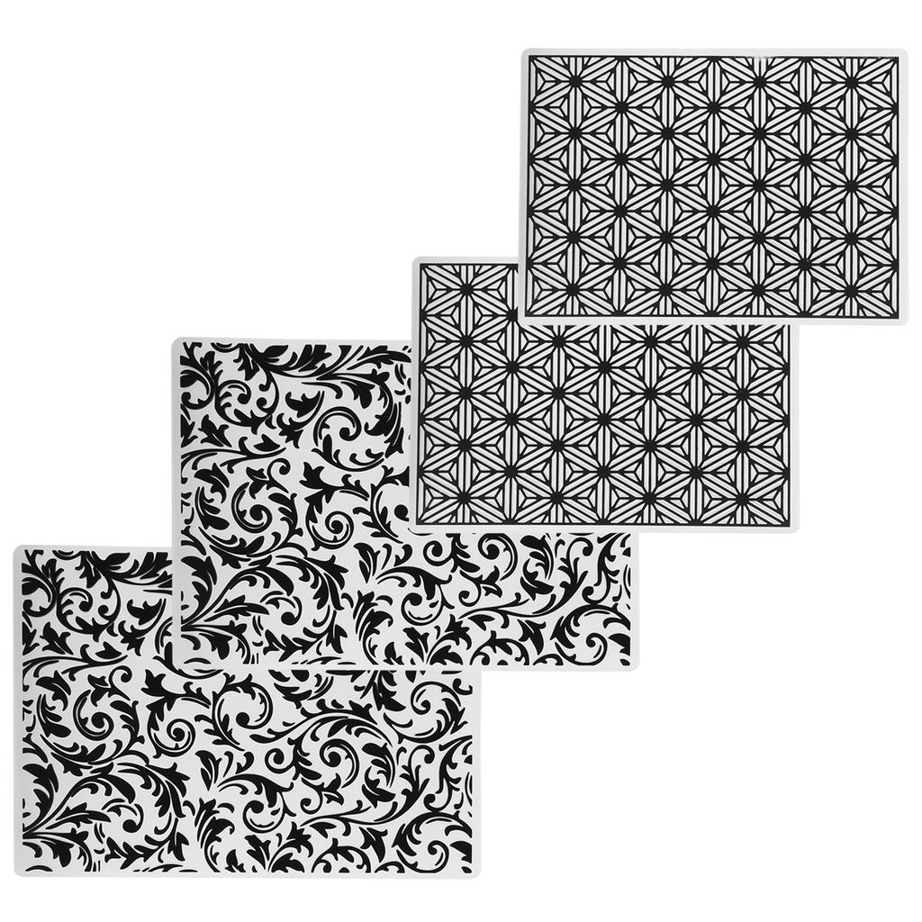 4 шт. Пластиковые папки для тиснения Шаблоны для изготовления открыток Инструменты для скрапбукинга