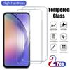 2PCS Tempered Glass For Samsung A56 A36 A26 A16 S24 FE A15 A25 A35 A55 S23 FE 5G Screen Protector