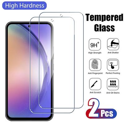 2 ШТ Закаленное стекло для Samsung A56 A36 A26 A16 S24 FE A15 A25 A35 A55 S23 FE 5G Защитное стекло