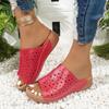 Мода 2025 Женские шлепанцы Лето Новая женская обувь 2025 Высокое качество Мода Открытый носок Большой Пляжные женские шлепанцы Сандалии