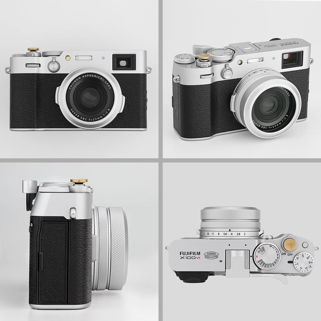 Haoge MC UV Camera Lens Protection Filter Fujifilm X100VI Fuji X100V Camera Accessories with Integrated Adapter Ring Silver Waterproof Nano Coating HD