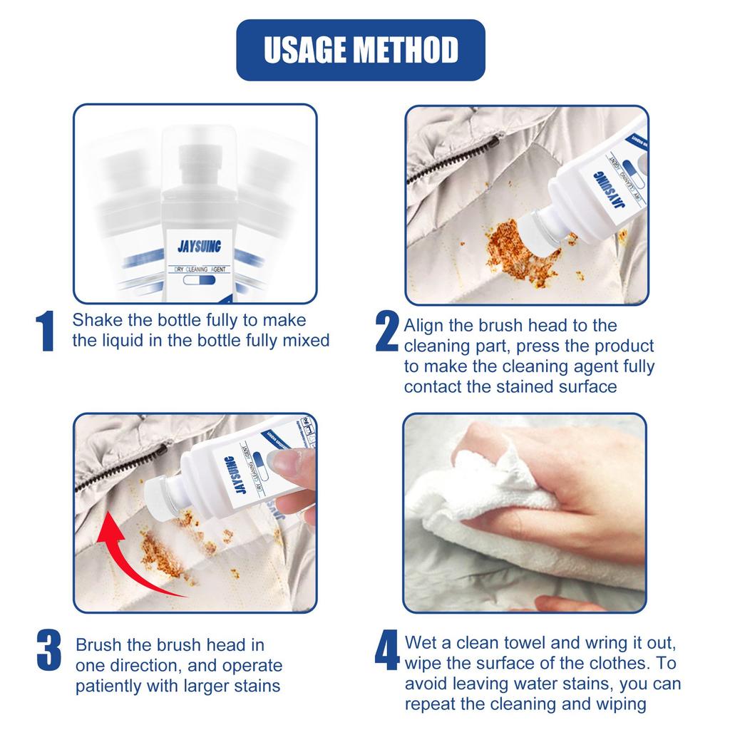 Универсальная безводная пена для чистки одежды, жидкость, не требующая ополаскивания, 100 мл