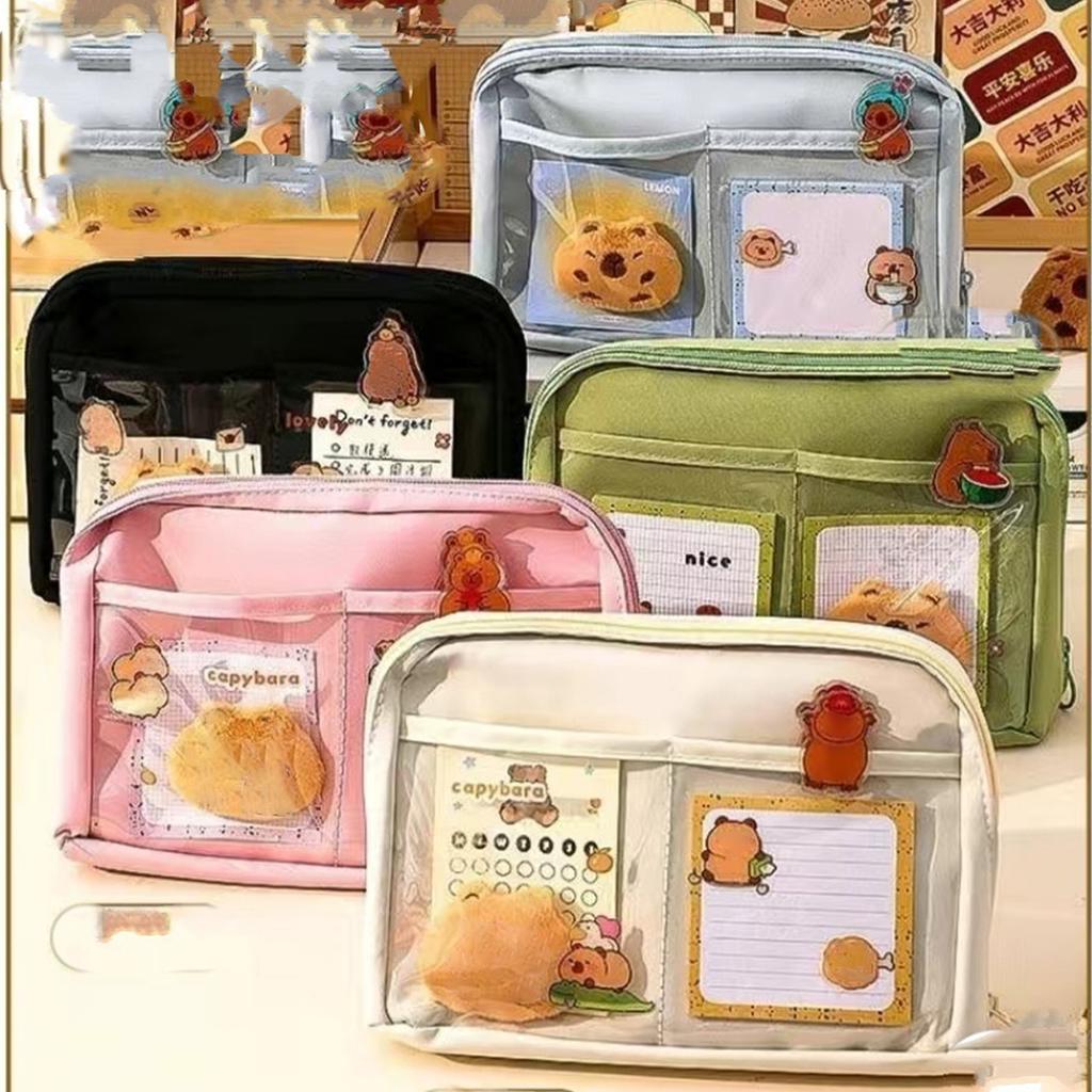 12 - Layer Panda Large-capacity Pencil Case For Boys And Girls Primary School Students High-looking Stationery Box Ins Style