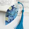 Ancient Chinese Landscape Painting Bookmark Beautiful Beautiful Leaf Vein Bookmark Gift To Classmates and Friends