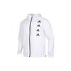 Logo Print Woven Hooded Jacket Men Jackets White GK9419
