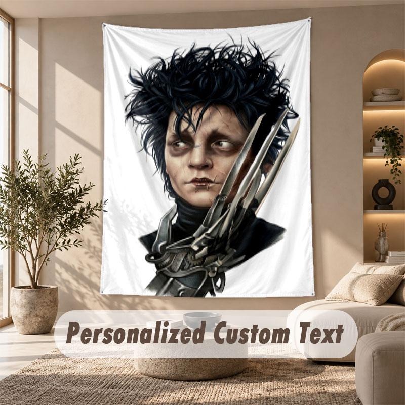Wall Hanging Tapestry Art Cloth Bedroom Room Background DecorEdward Scissorhands