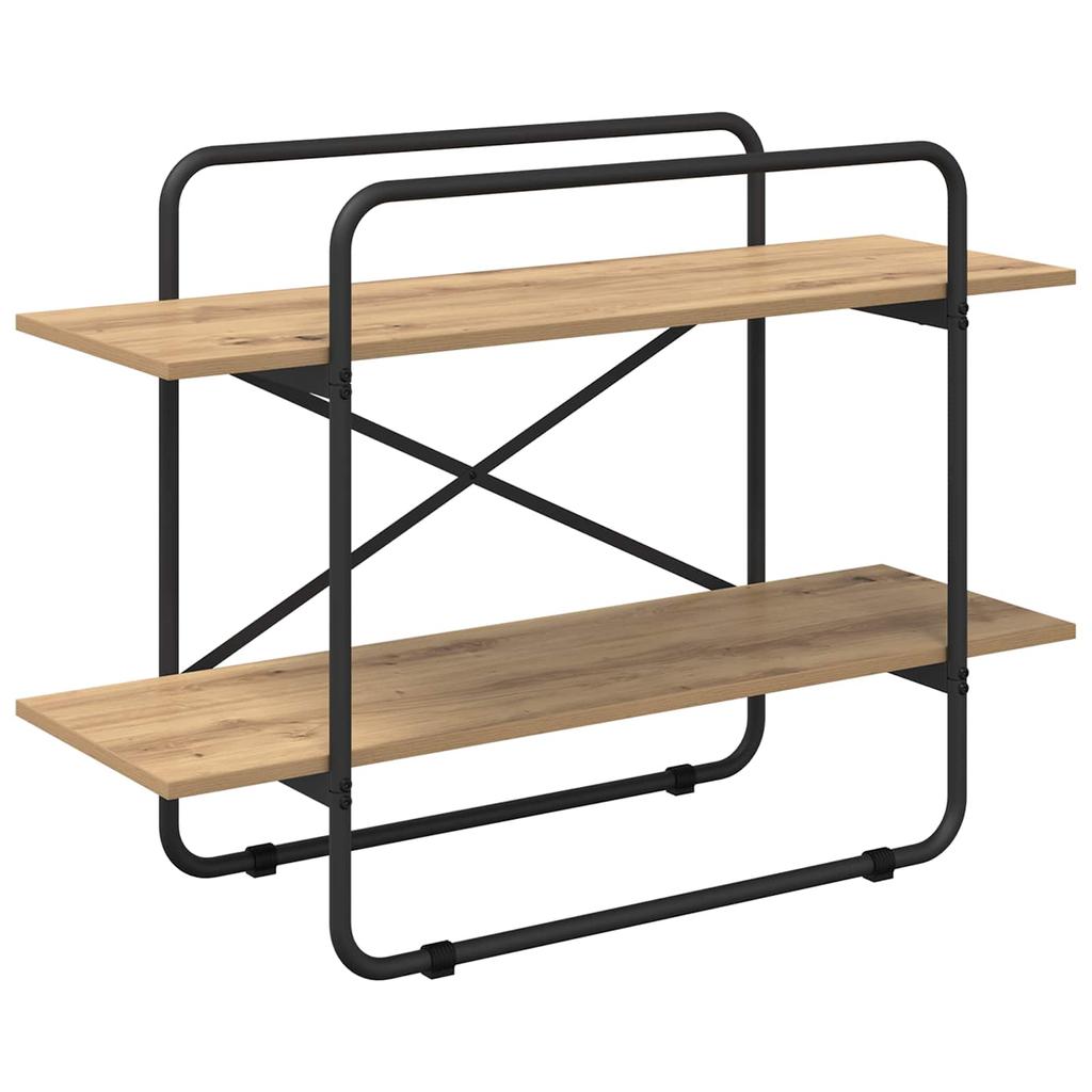 Bookshelf 2 Tiers 100 x 35 x 70 cm PB Artisan Oak
