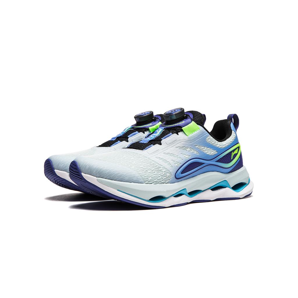 Кроссовки для бега Li Ning Kids из легкой пены, нескользящие, амортизирующие, прочные, с поддержкой отскока, детские кроссовки для бега синего цвета YKFU080-7