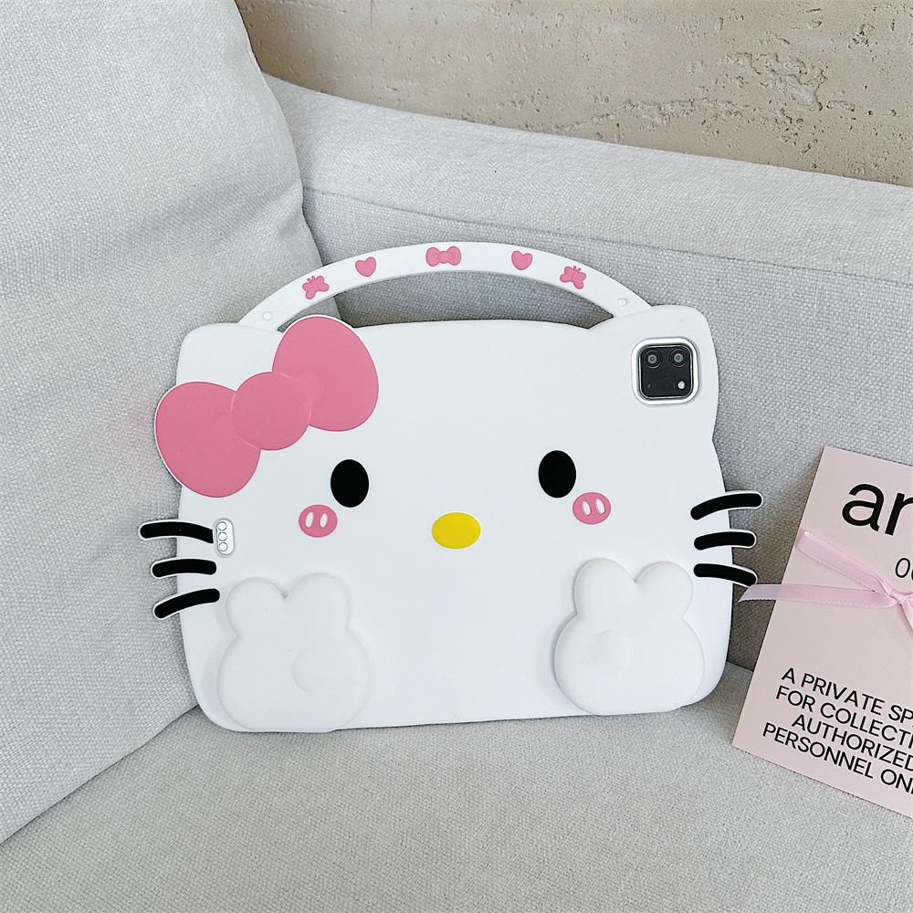 Милый 3D Мультяшный Чехол-Подставка Hello Kitty для Детского Планшета Honor Pad X9A X8A X9 Pro 11 11.5 дюймов Силиконовый Защитный Чехол для Планшета