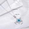 Fashion Hamsa Evil Eye Zircon Pendant Necklace Stainless Steel Chains High Grade Geometric Choker Jewelry Gifts For Women Girls