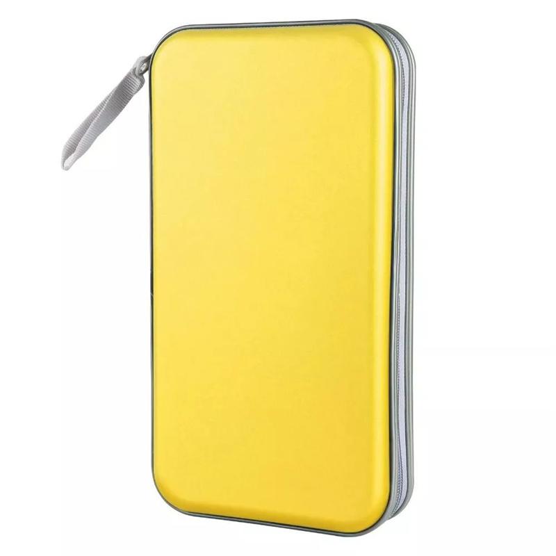 80 листов чехол для CD DVD чехол для хранения дисков держатель для CD конверт бумажник альбом жесткая коробка пластиковая упаковка диск DVD диск упаковка