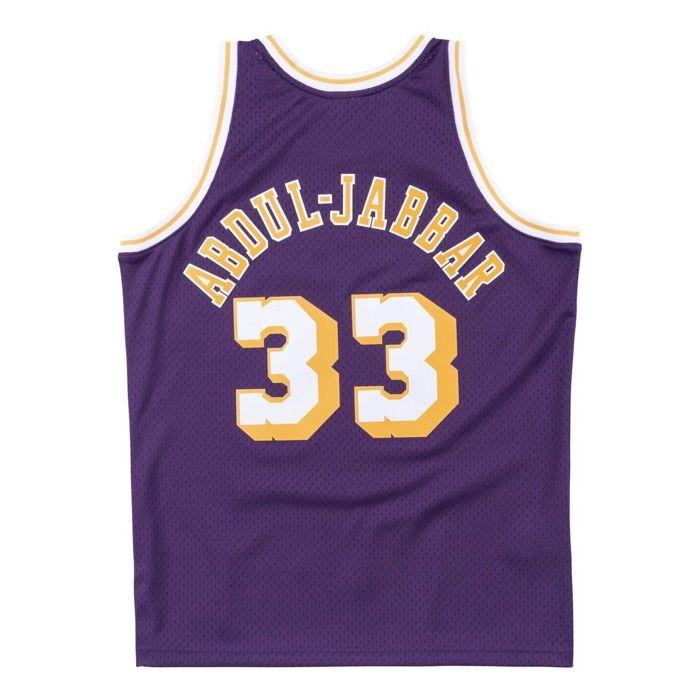 Maillot NBA - Los Angeles Lakers - Kareem Abdul-Jabbar - Violet - Adulte - Sans manche