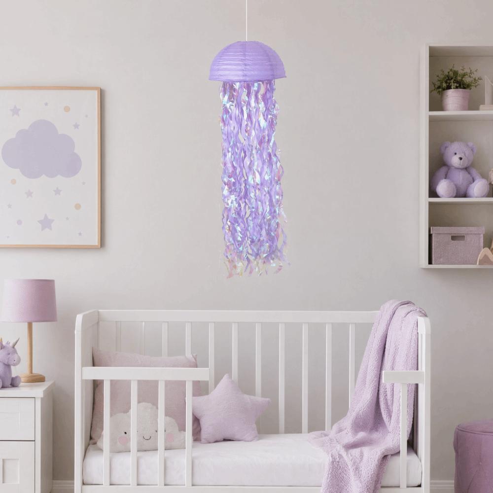 Ocean Theme Paper Lanterns Tassel Design Festival Lantern Jellyfish Lanterns Birthday