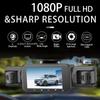 Новая автомобильная видеорегистраторная камера с 4 каналами и WiFi 1080P Передняя Левая Правая Задняя Ночная Видимость Циклическая Запись Черный Ящик Автомобильные Аксессуары