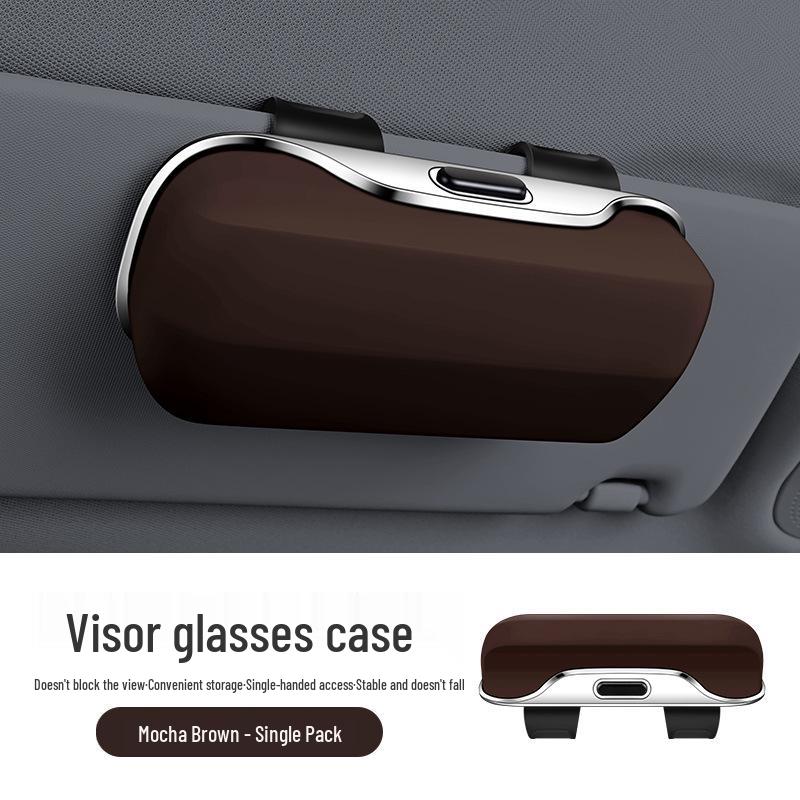 Автомобильный держатель для солнцезащитных очков - Портативный и универсальный зажим для хранения очков