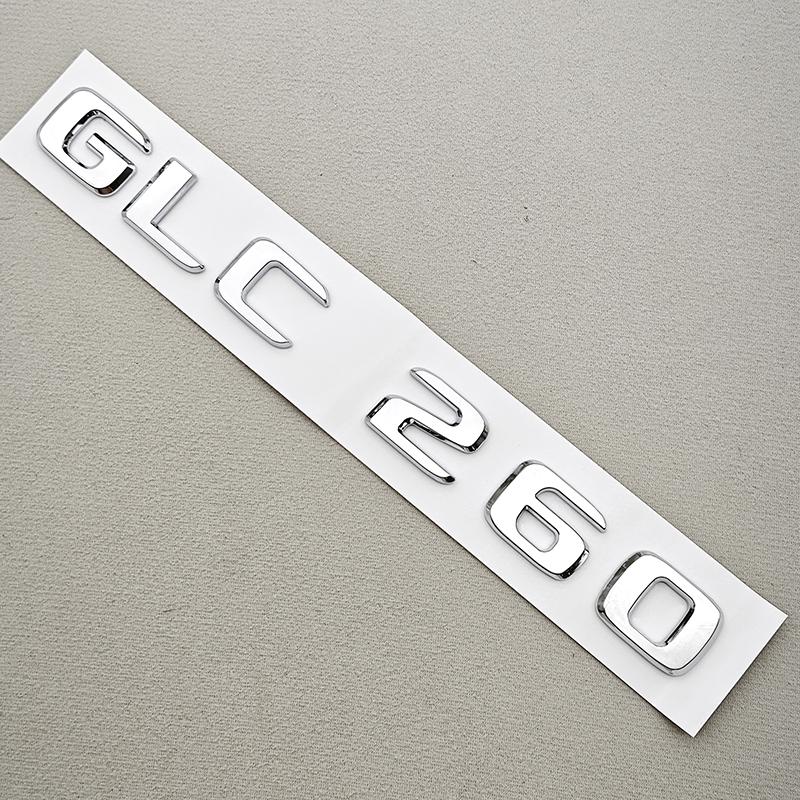 CXEHU1 3D ABS GLC200 GLC260 GLC300 Rear Trunk Letters Emblem Badge Logo Sticker For Mercedes Benz GLC Class Car Styling Accessories