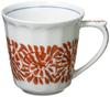 Hasami Ware Ichiyume Kiln Mug Large 350ml Octopus Arabesque Red 398544