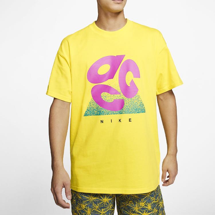 Nike Мужская футболка ACG Oupite Желтая CT4171-731
