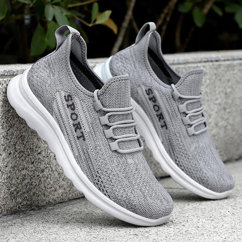 Fashion Spring and Summer New Breathable Men's Shoes, Thin, Anti Slip and Wear-resistant Running Sports and Leisure Shoes
