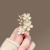 Chinese Flower Pearl Brooch High-End Femininity Elegant Pin Coat Suit Pin Brooch Accessories