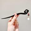 Elegant Hanfu Flower Hairpin: High-End Tassel Step Shake for Updo