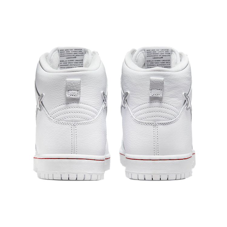 Nike SB Dunk High Oski Great White Shark Unisex Sneakers White-Red CI2692-100