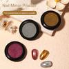 1 набор украшений для нейл-арта, простой в использовании, красивая пудра мелкого помола, зеркальный эффект, зеркальная пудра для ногтей с кистью, пигмент для ногтей