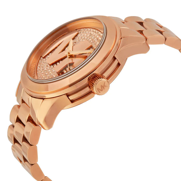Michael Kors Женские часы Sofie Crystal Rose Gold-Tone из нержавеющей стали MK5661