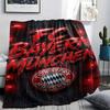 1PC FC Bayern Munich Patterned Flannel Blanket Suitable For All Seasons for Home Decor Warmth and Comfort Gifts Holiday Present