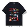 New Tokyo Japan Cultural Eleunisexts Characteristic Theme Tourism Souvenirs Shortsleeved Tshirt Clothes Halfsleeved
