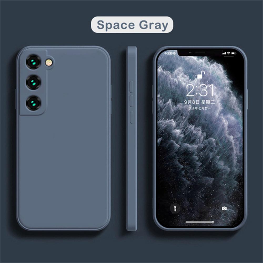 Galaxy A52 A51 A72 Ударопрочный Мягкий Чехол Роскошный Жидкий Силикон Для Samsung Galaxy S25 S24 Plus S23 S22 S20 S21Ultra Plus FE