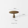 Olive-Shaped Brass Cabinet Knobs, French Style Modern Drawer Pulls, Oval Single Hole Handles for Wardrobe, Luxury Solid brass