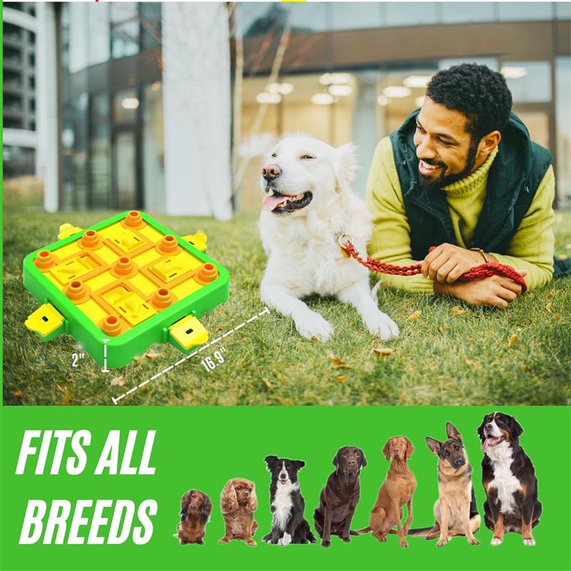 Игрушки-головоломки для собак Уровень 3 в 1 Обогащение Игрушки для собак Умственная стимуляция Лакомство Головоломка Кормушка Интерактивная игрушка для собак, стимулирующая скуку и стимуляцию