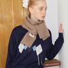Роскошный вязаный кашемировый шарф женский зимний теплый шали платки хиджаб одеяло женский преппи платок Bufanda Pashmina Echarpe