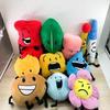 Новое поступление BFDI Битва за Остров Мечты Плюшевая Игрушка 70 Набитая Кукла Мягкое Животное X Номер Блинц Блок Маркер Степлер Картофель Фри