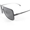 Pristine CHANEL Pilot Sunglasses Logo Matelassé Double Bridge black Women 4294 Used