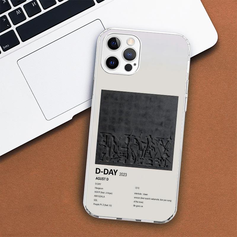 Чехол для телефона SUGA D-DAYs Для iPhone 11 12 13 Mini 14 15 Plus 17 Air 16 Pro Max 16E 7 8 SE 2020 Индивидуальная печать Обложка Для Apple iP