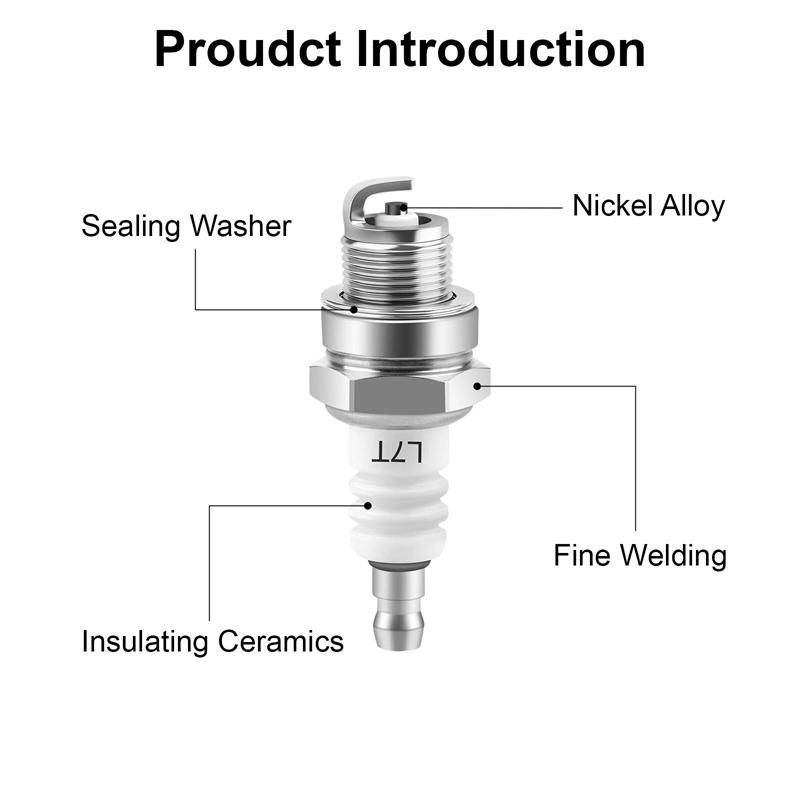 10Pcs L7T Spark Plug For Briggs Stratton Engine Motor Trimmer Lawn Mower Chainsaw Spare Parts