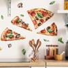 Painted Delicious Pizza Kitchen Dining Room Background Landscaping Decorative Wall Stickers