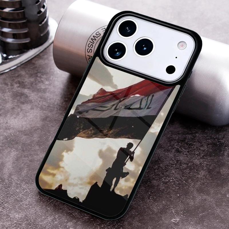 Чехол для телефона с флагом Ирака для iPhone 17 16 15 Pro Max Air 14 13 12 11 Plus Ударопрочный чехол