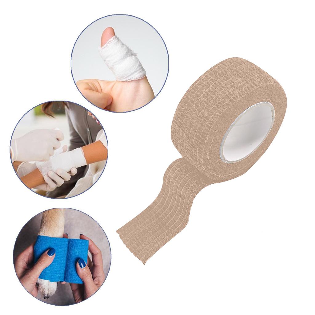 Elastic Bandages Self Adhesive Bandage Non Woven Sports Bandage Tape2.5cm X 4.5m