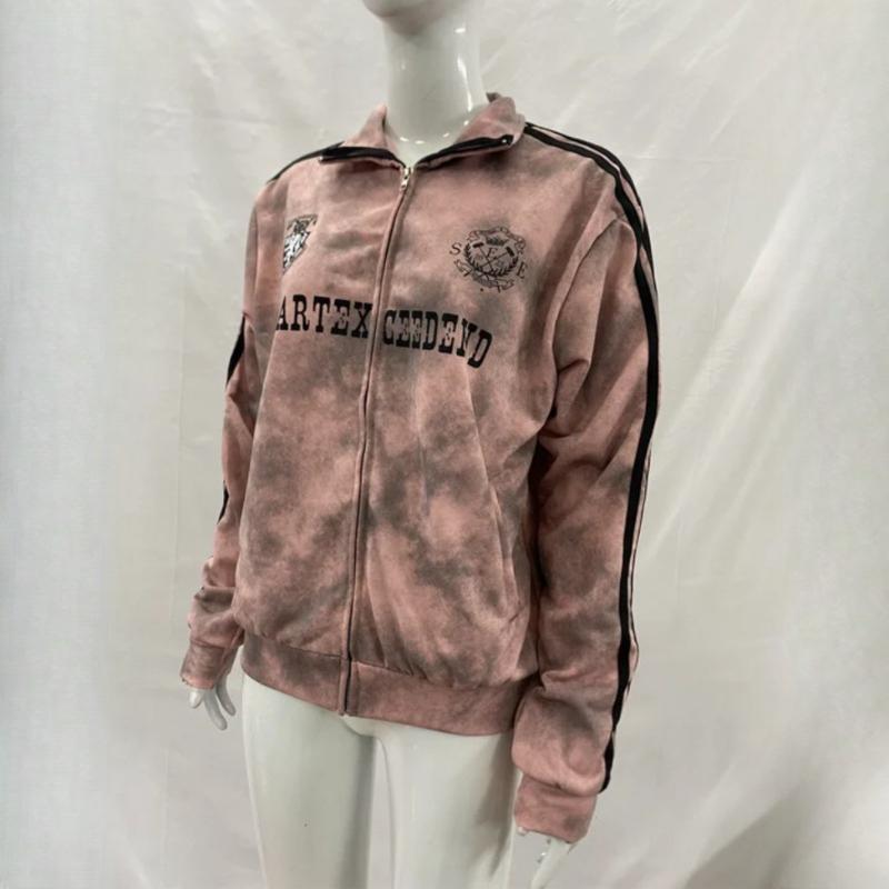 Европейский и американский осенне-зимний уличный винтажный дизайн значок letter print хип-хоп мужской и женский свободный топ