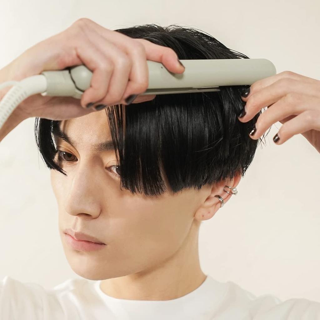 LAVIEL Утюжок для волос, совместимый с керамическим утюжком, с плавной температурой MAX Iron, Overseas, Покрытие, Overseas, Регулировка, 180℃,